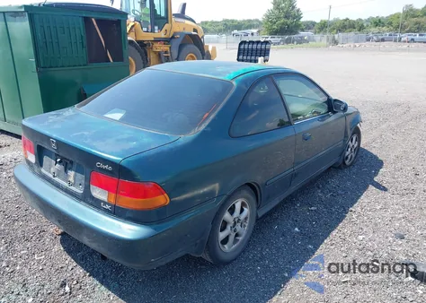 1998 Honda Civic Ex из США, поврежденный, VIN 1HGEJ8146WL123913